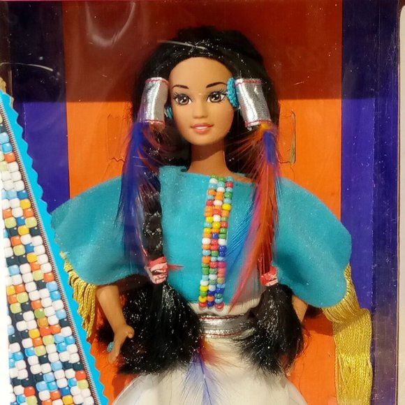 Native American Barbie 2nd Edition 11609 Vintage 1993 Dolls of the World MINT - Picture 9 of 11